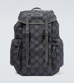 Большой рюкзак gg Gucci, серый