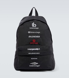 Рюкзак explorer с логотипом Balenciaga, черный