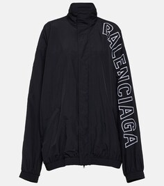 Куртка с логотипом Balenciaga, черный