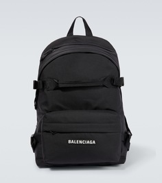 Рюкзак с логотипом Balenciaga, черный