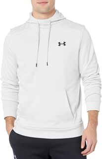 Флисовая толстовка с капюшоном Armor Under Armour, цвет Halo Gray/Black