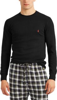 Кофта с длинными рукавами Big Waffle Polo Ralph Lauren, цвет Polo Black/RL2000 Red Logo &amp; Pony Player