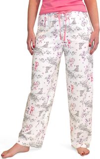Длинные пижамные брюки с принтом HUE, белый
