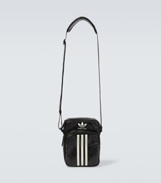 Кожаная сумка через плечо adidas из коллаборации с колёсами Balenciaga, черный