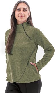 Толстовка Harlow Zip Neck Top Aventura Clothing, цвет Deep Lichen Green