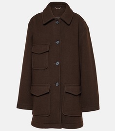 Куртка из смесовой шерсти Toteme, коричневый