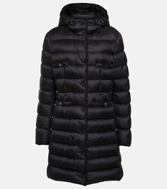 Пуховик хирма Moncler, черный