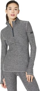Пуловер на молнии 1/4 с длинными рукавами UFC, цвет Fogged Grey