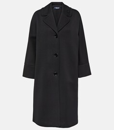 Однобортное пальто alvaro &apos;S Max Mara, черный