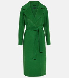 Пальто zenith из натуральной шерсти &apos;S Max Mara, зеленый