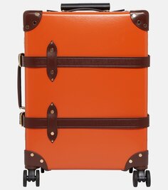 Столетний чемодан для ручной клади Globe-Trotter, апельсин