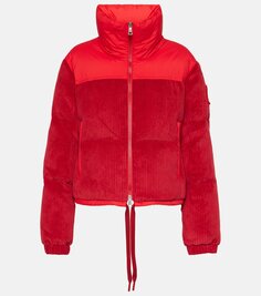 Вельветовый пуховик waitaki Moncler, красный