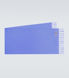 Канадский шерстяной шарф Acne Studios, синий