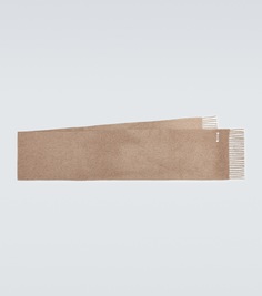 Кашемировый шарф Auralee, коричневый