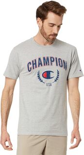 Классическая футболка с рисунком Big &amp; Tall Americana II Champion, цвет Oxford Gray
