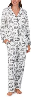 Классический пижамный комплект с длинными рукавами из органического хлопка Bedhead PJs, цвет Alice in Wonderland
