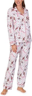 Классический пижамный комплект с длинными рукавами из органического хлопка Bedhead PJs, цвет House of Cards