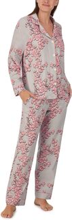Классический пижамный комплект из органического хлопка с длинными рукавами Bedhead PJs, цвет Shadow Blossom