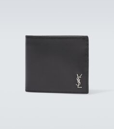 Кожаный кошелек cassandre Saint Laurent, черный