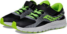 Кроссовки Velocer A/C Saucony Kids, цвет Black/Green