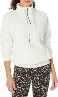 Толстовка на молнии 1/2 из шерпы Sweaty Betty, цвет Lily White