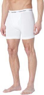 Комплект боксеров-боксеров из хлопка стрейч, 3 шт. Calvin Klein Underwear, белый
