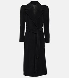 Пальто из кашемира и шерсти Balenciaga, черный