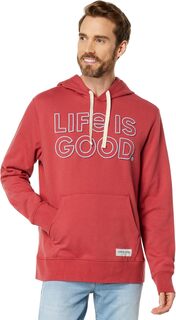 Флисовая толстовка Stack Shadow Simply True Life is Good, цвет Faded Red