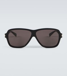 Солнцезащитные очки carolyn shield sl 609 Saint Laurent, черный