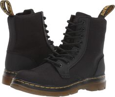 Ботинки на шнуровке Combs Lace Up Fashion Boot (Little Kid/Big Kid) Dr. Martens, цвет Black Extra Tough Nylon/Rubbery