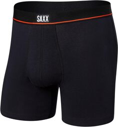 Трусики-боксеры из хлопкового стрейча Non-Stop SAXX UNDERWEAR, черный