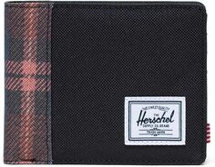 Рой Кошелек Herschel Supply Co., цвет Black Winter Plaid