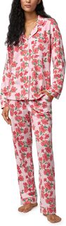 Классический пижамный комплект с длинными рукавами Bedhead PJs, цвет Sweet Hibiscus