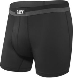 Спортивные сетчатые трусы-боксеры SAXX UNDERWEAR, черный