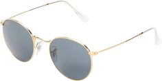 Солнцезащитные очки RB3447 Round Metal Sunglasses Ray-Ban, цвет Shiny Legend Gold Frame/Blue Lens
