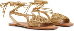 Сандалии на плоской подошве Donna Sandals AllSaints, золото