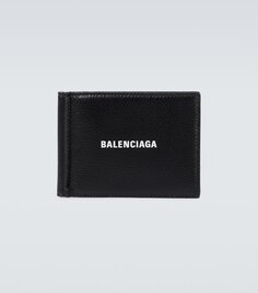 Двойной кошелек для наличных Balenciaga, черный