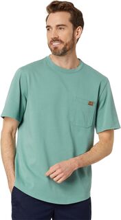 Хлопковая футболка с короткими рукавами и карманами BeanBuilt L.L.Bean, цвет Sea Pine L.L.Bean®