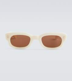 Солнцезащитные очки whiskyclone прямоугольной формы Jacques Marie Mage, белый
