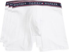 Комплект боксеров-боксеров из хлопка стрейч, 3 шт. Tommy Hilfiger, белый