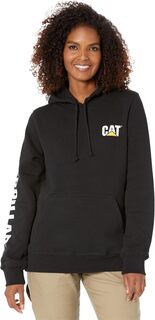 Толстовка с капюшоном и пуловером с логотипом торговой марки Caterpillar, черный