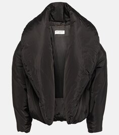 Пуховик shell Saint Laurent, черный