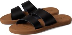 Сандалии на плоской подошве Coastal Cool Sandals Roxy, черный