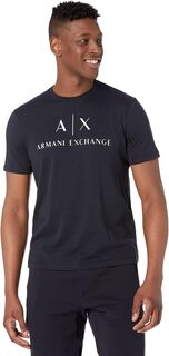 Футболка с логотипом Armani Exchange, темно-синий