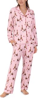 Классический пижамный комплект с длинными рукавами из органического хлопка Bedhead PJs, цвет Christmas Chic