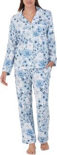 Классический пижамный комплект с длинными рукавами из органического хлопка Bedhead PJs, цвет Winter Blooms