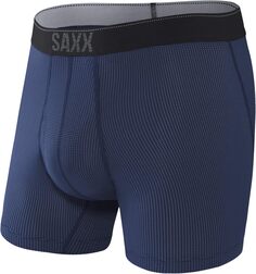 Трусы-боксеры из сетки Quest Quick Dry SAXX UNDERWEAR, цвет Midnight Blue II