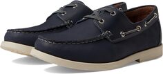 Топсайдеры Croquet Jr Moc Toe Boat Shoe Florsheim, цвет Navy Nubuck