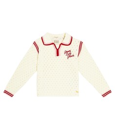 Свитер из смесового хлопка Scotch &amp; Soda Kids, белый