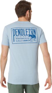 Оригинальная футболка с рисунком в стиле вестерн Pendleton, цвет Stonewash Denim/Navy